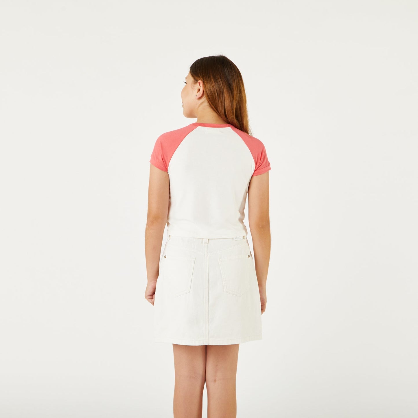 Polo Crop Coral