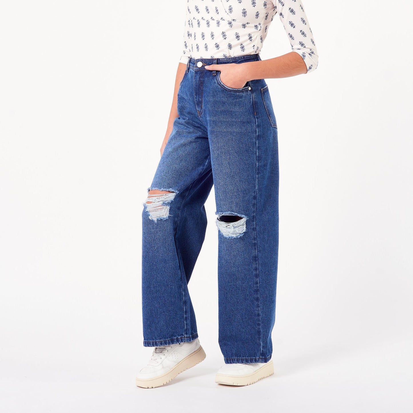 Jean New Flare Azul