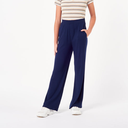 Pantalon New Culotte Flare Azul