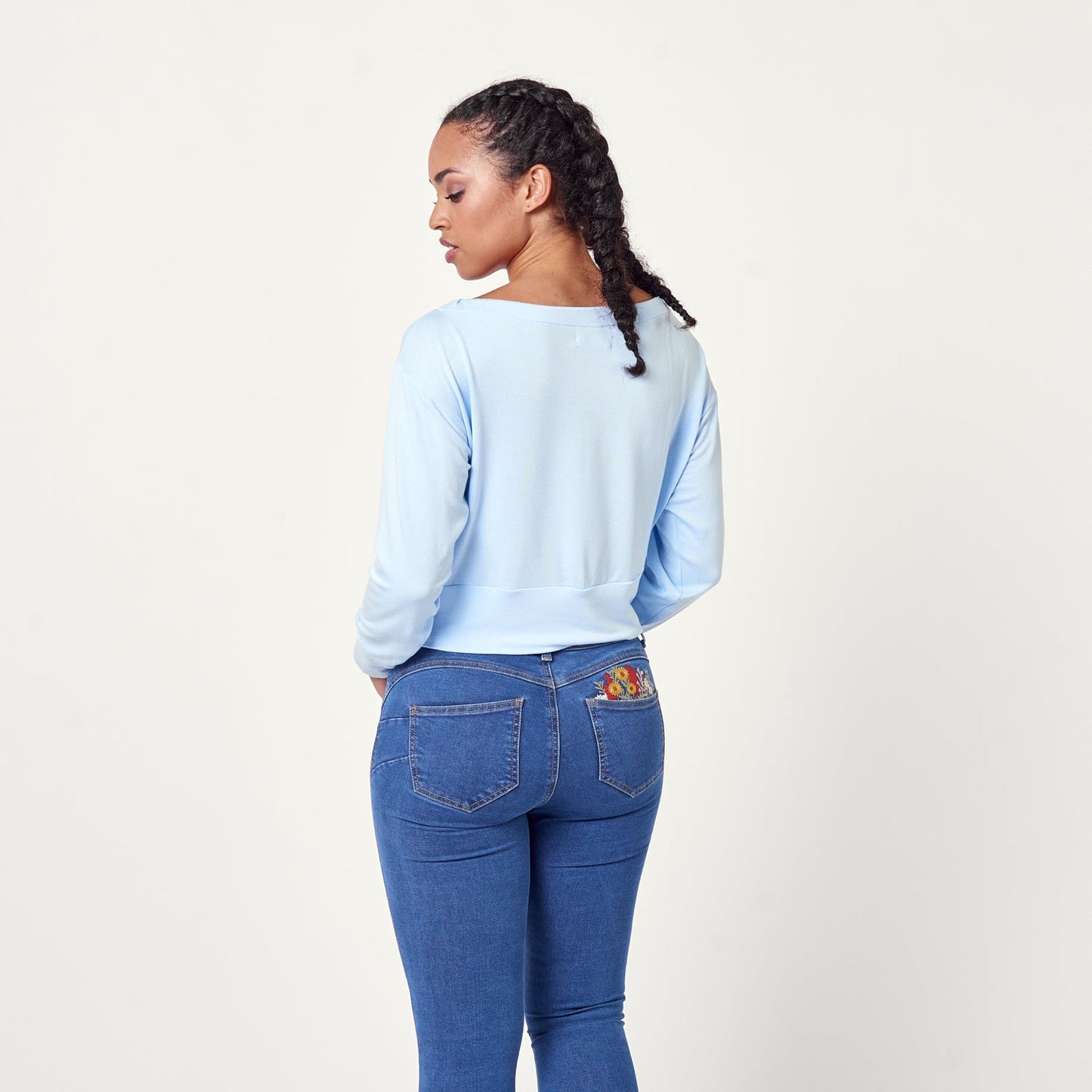 Polera Raven Celeste