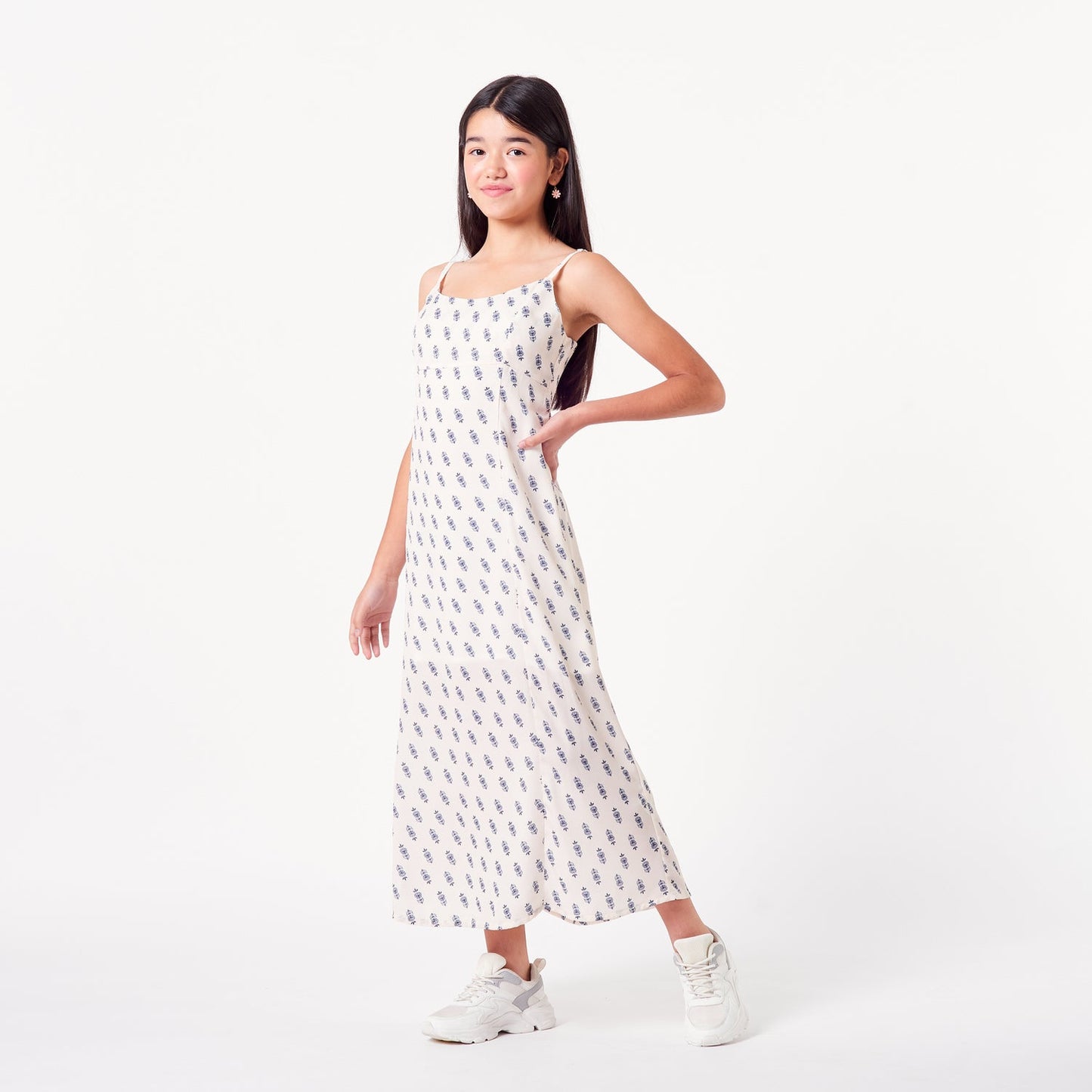 Vestido Natural Print