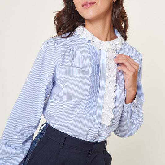 Blusa Africa Celeste