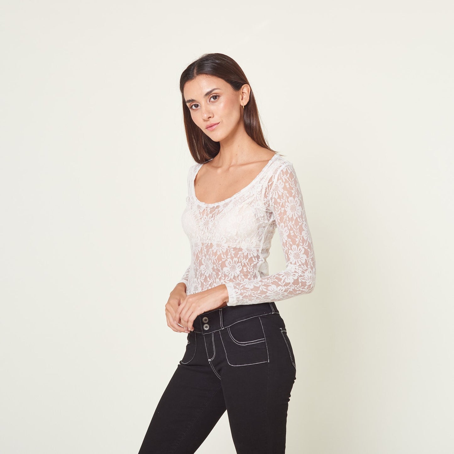 Blusa Aymara Blanco