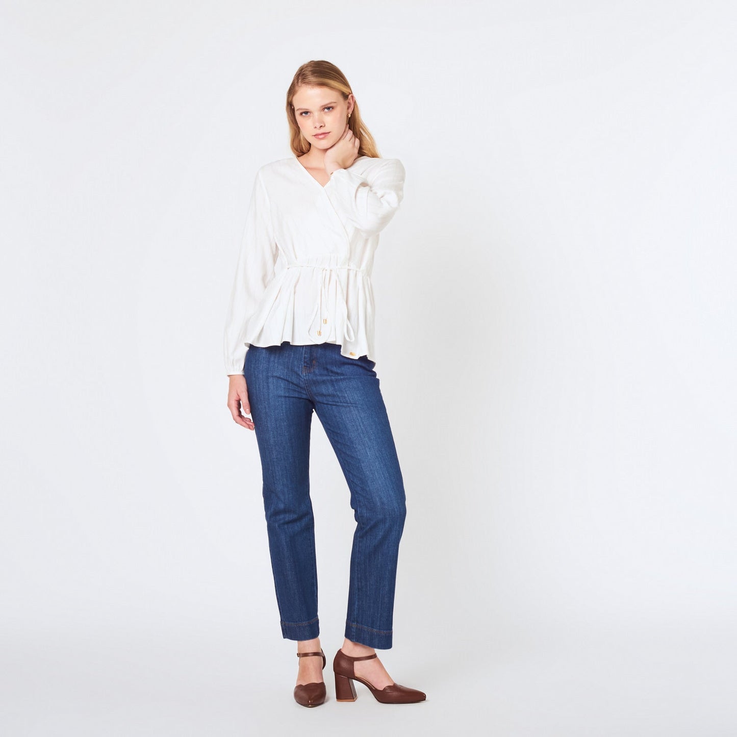 Blusa Davalos Hueso