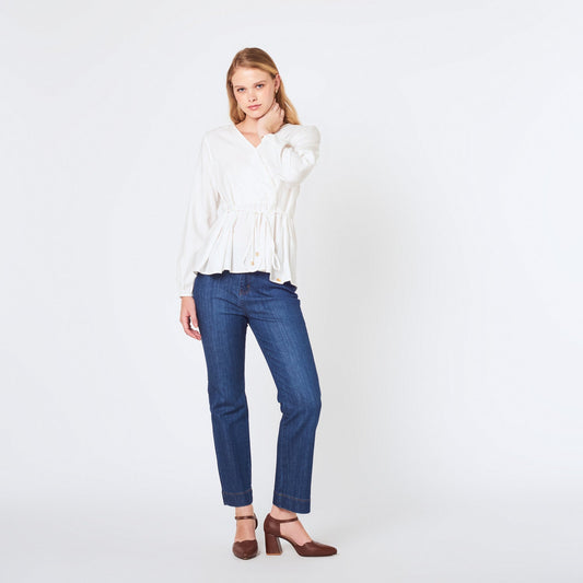Blusa Davalos Hueso