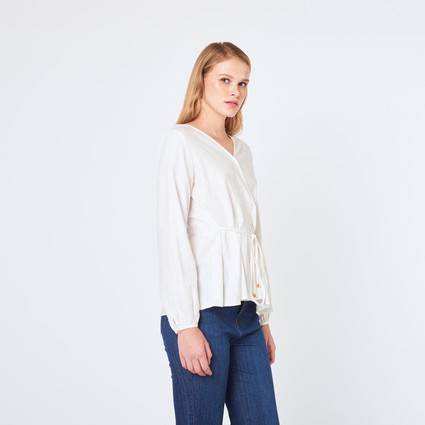 Blusa Davalos Hueso