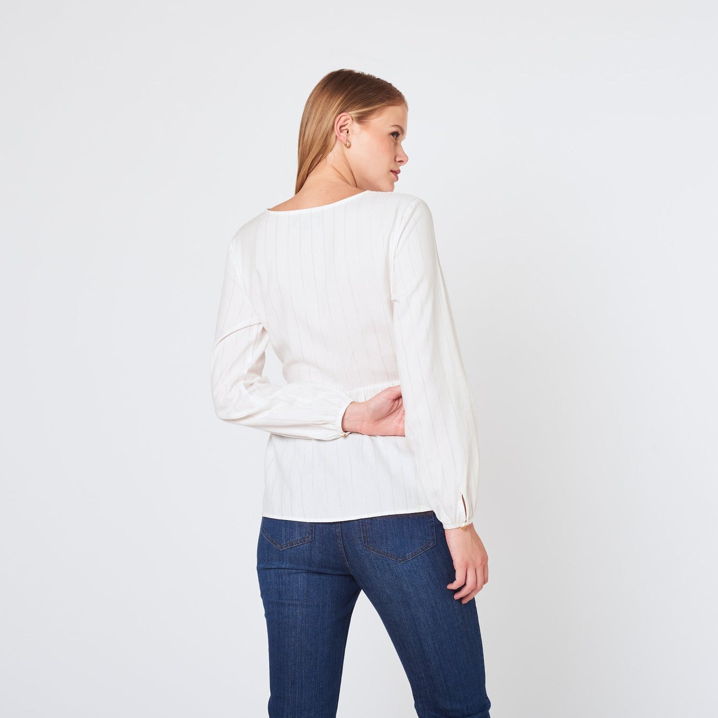 Blusa Davalos Hueso