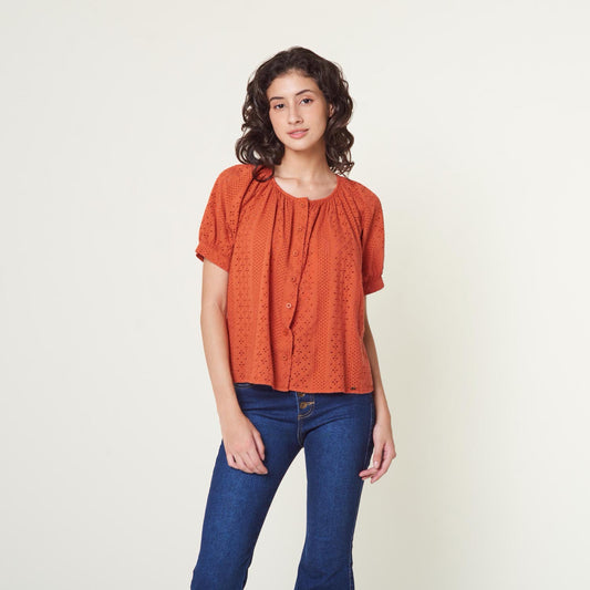 Blusa Edvina Terracota