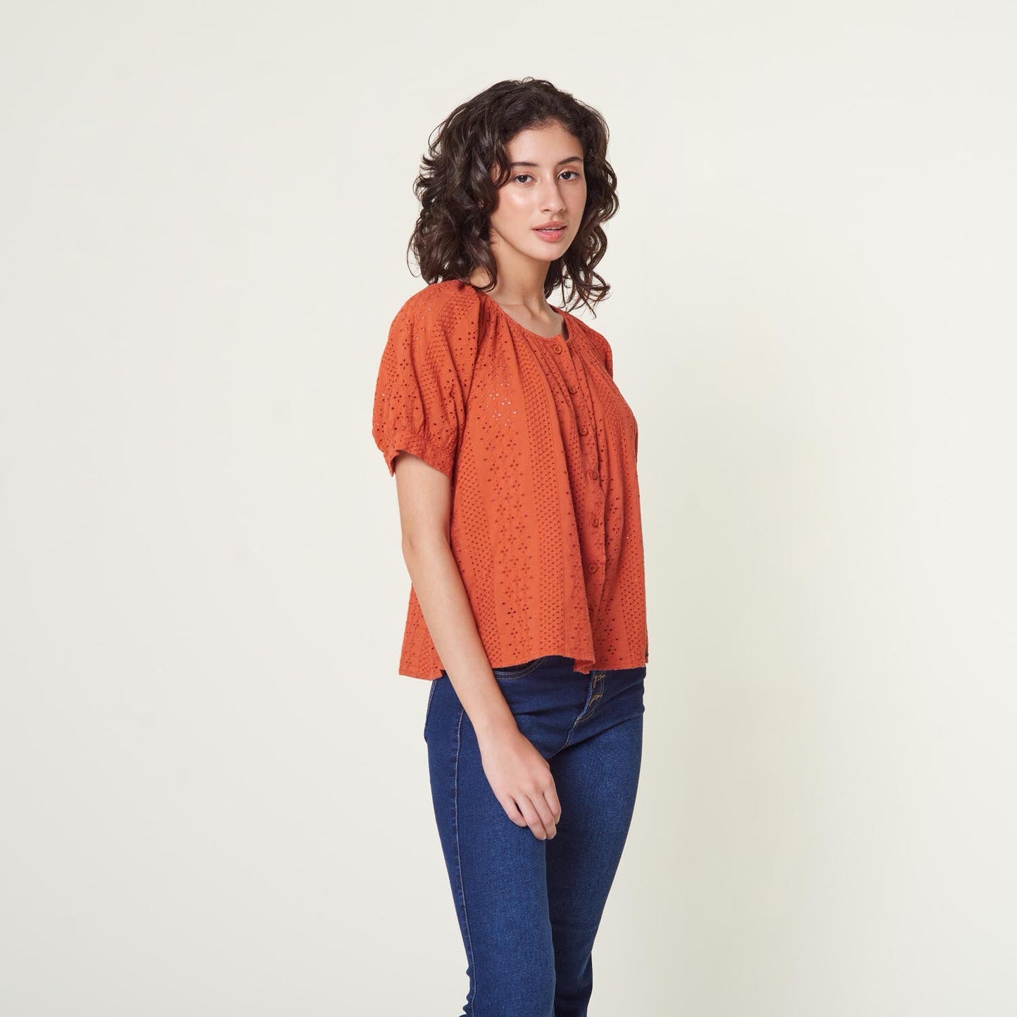 Blusa Edvina Terracota