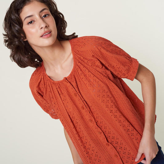 Blusa Edvina Terracota
