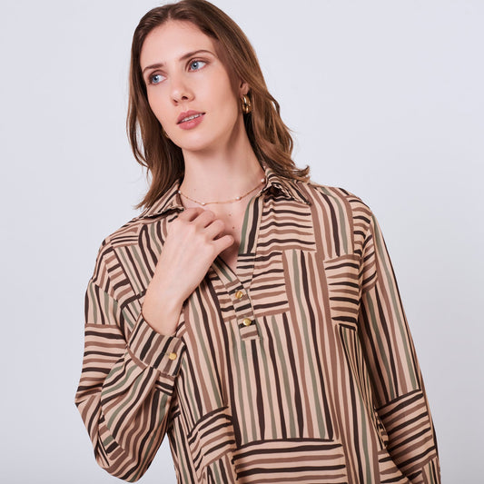 Blusa Flor Print