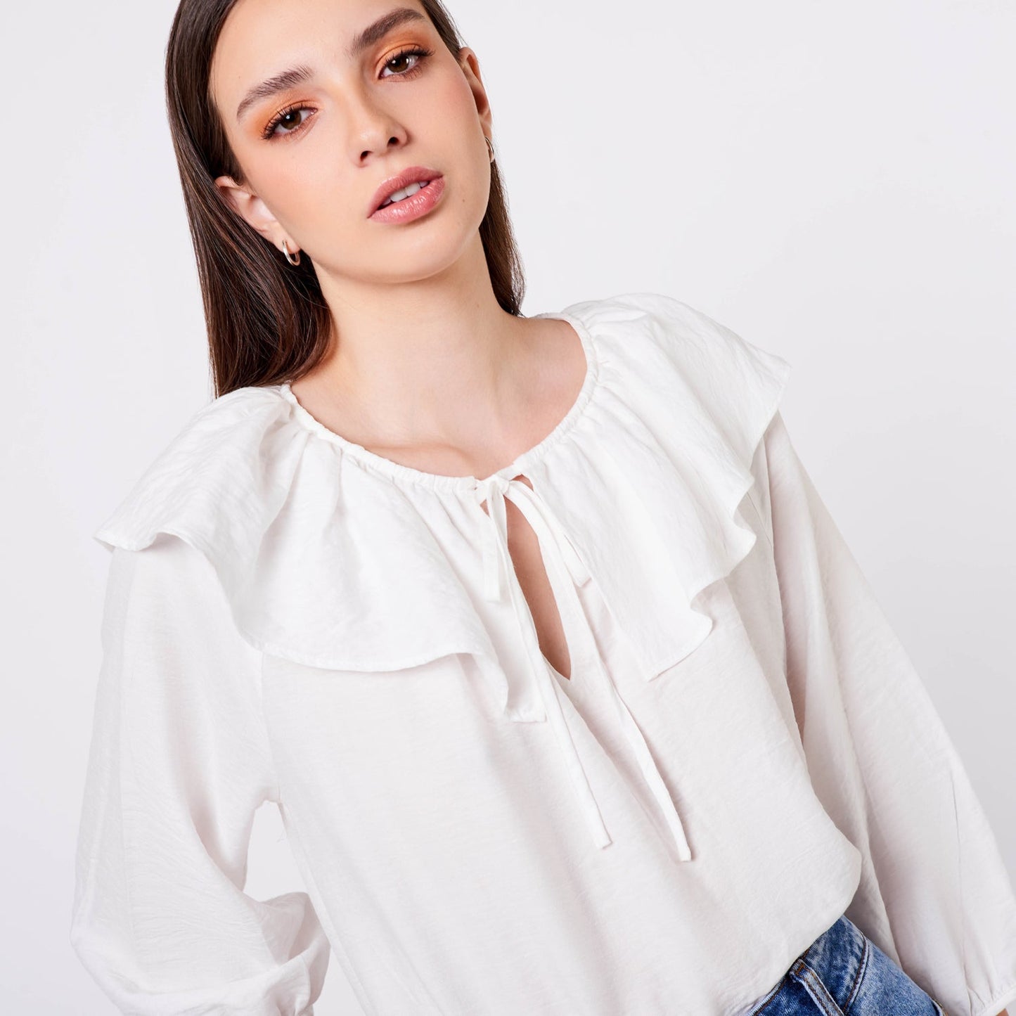 Blusa Ignacia Hueso