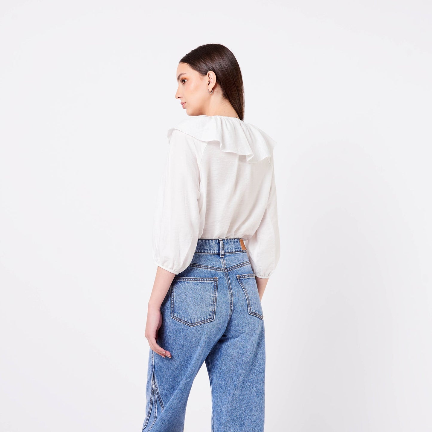 Blusa Ignacia Hueso
