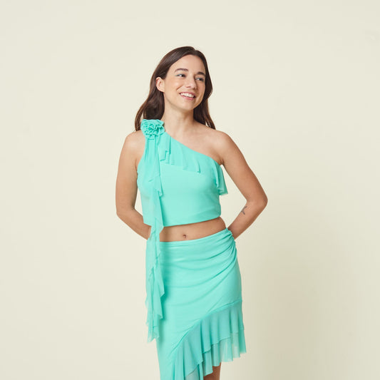 Blusa Inma Aqua
