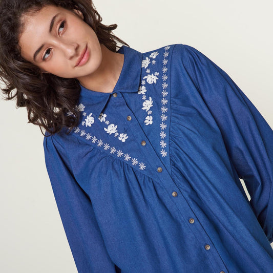 Blusa Jade Azul
