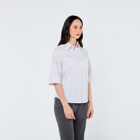 Blusa Maxi Gris