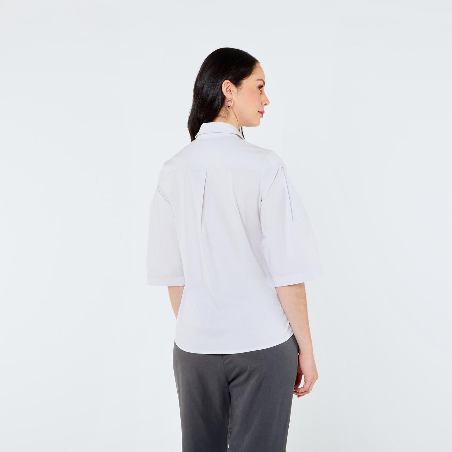 Blusa Maxi Gris