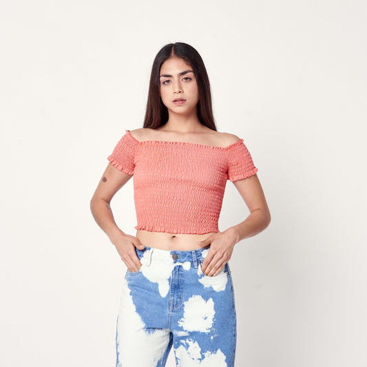 Blusa Multiaguja Coral
