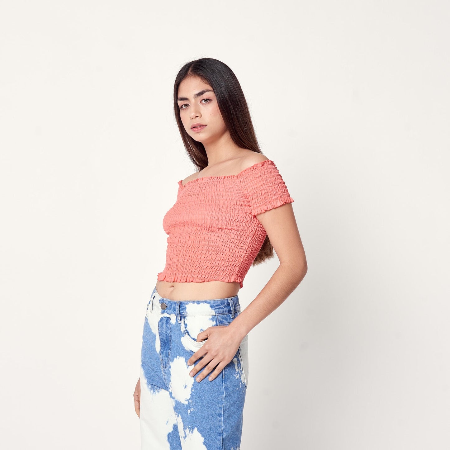 Blusa Multiaguja Coral
