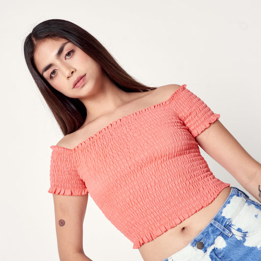 Blusa Multiaguja Coral