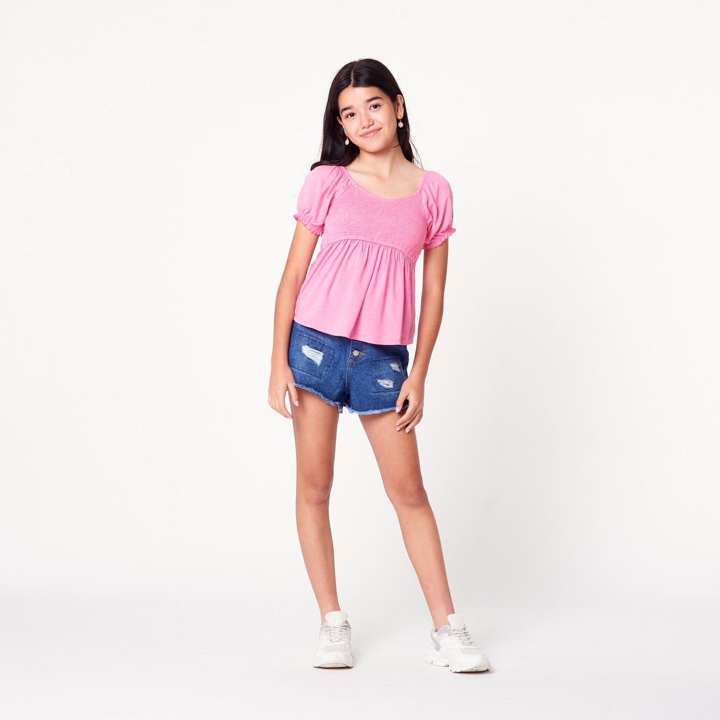 Blusa Romantica Fucsia
