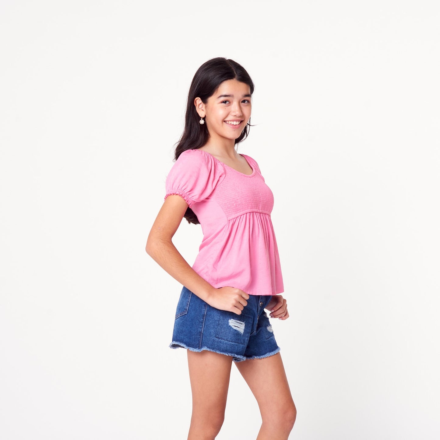 Blusa Romantica Fucsia