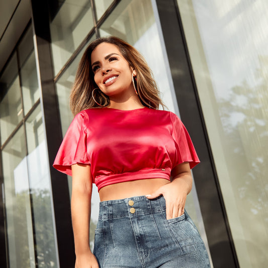 Blusa Luz Fucsia