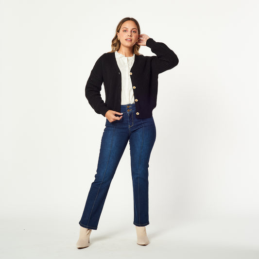 Cardigan Marina Negro