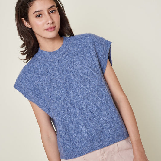 Chaleco Agatha Azul