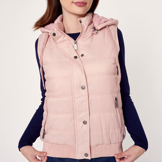 Chaleco Fur Rosado