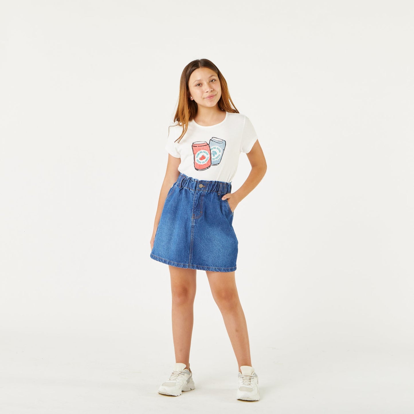Falda Basic Azul