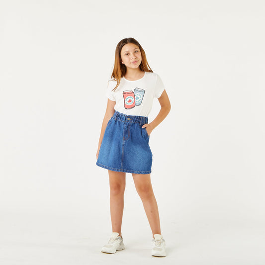 Falda Basic Azul