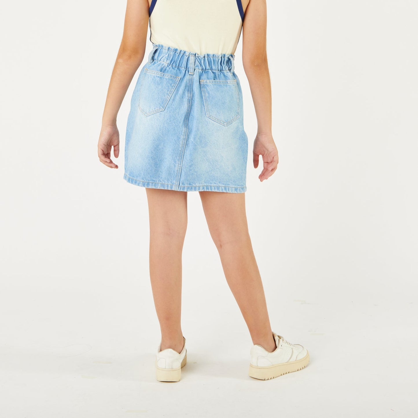 Falda Basic Celeste