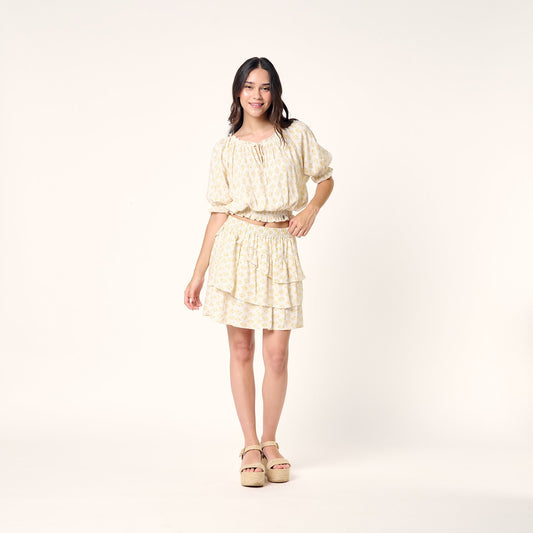 Falda Floral Print