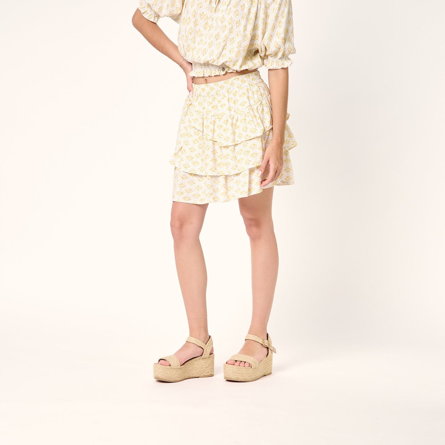 Falda Floral Print