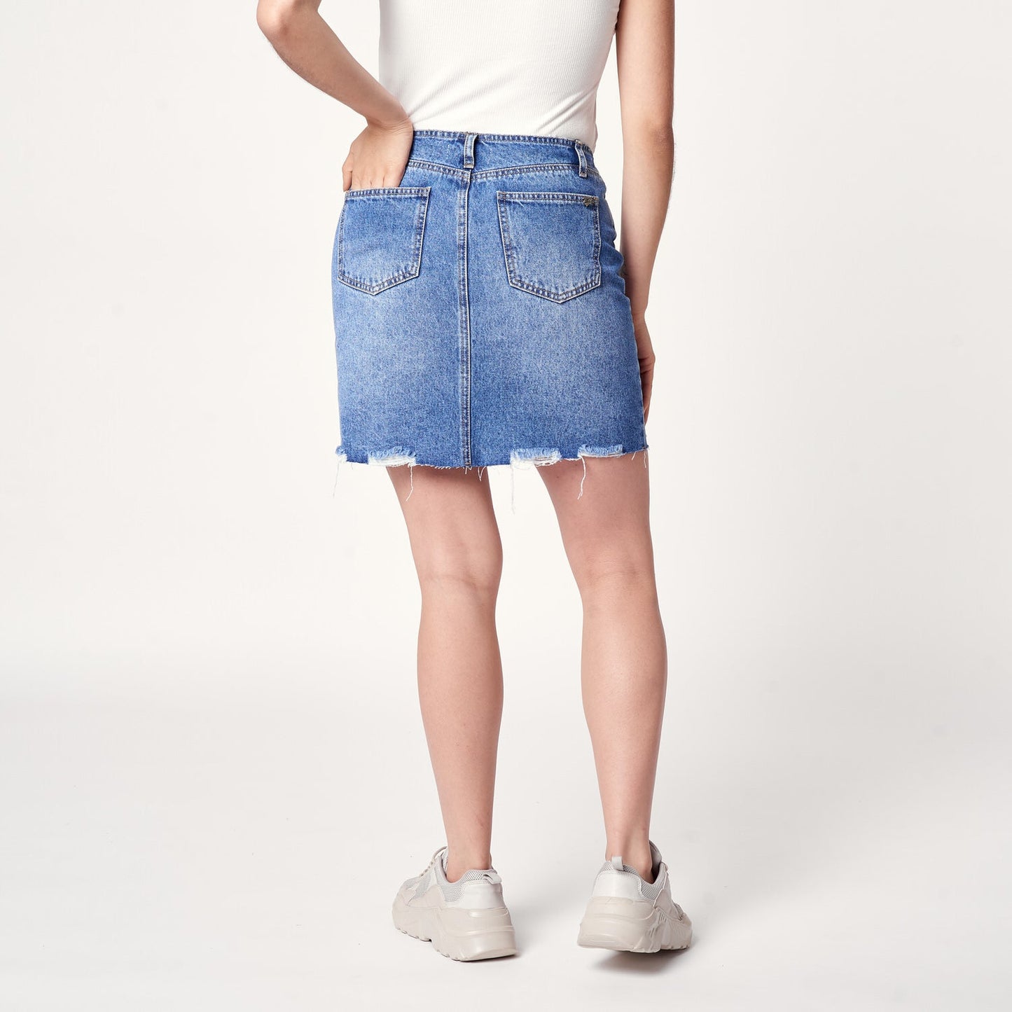 Falda Pia Azul
