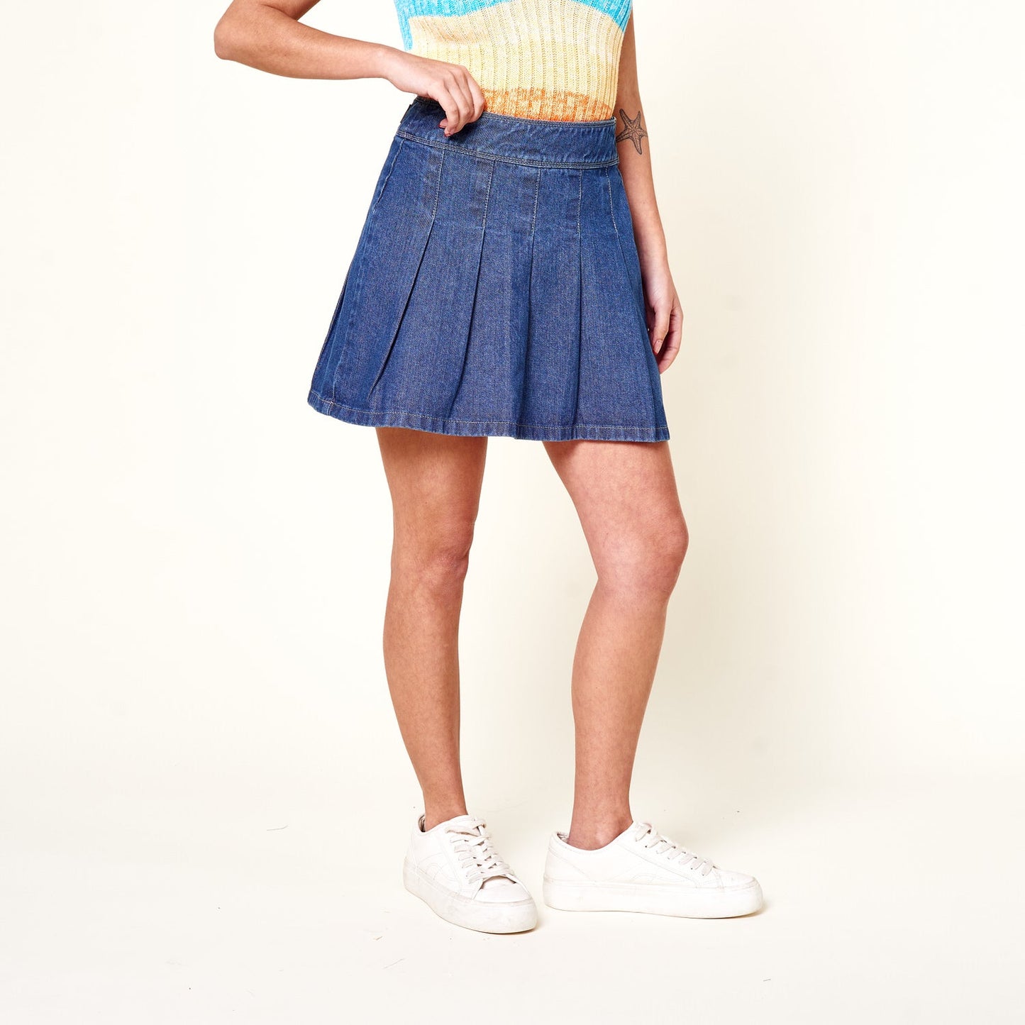 Falda Regina Azul