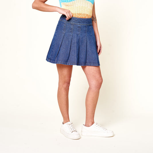 Falda Regina Azul