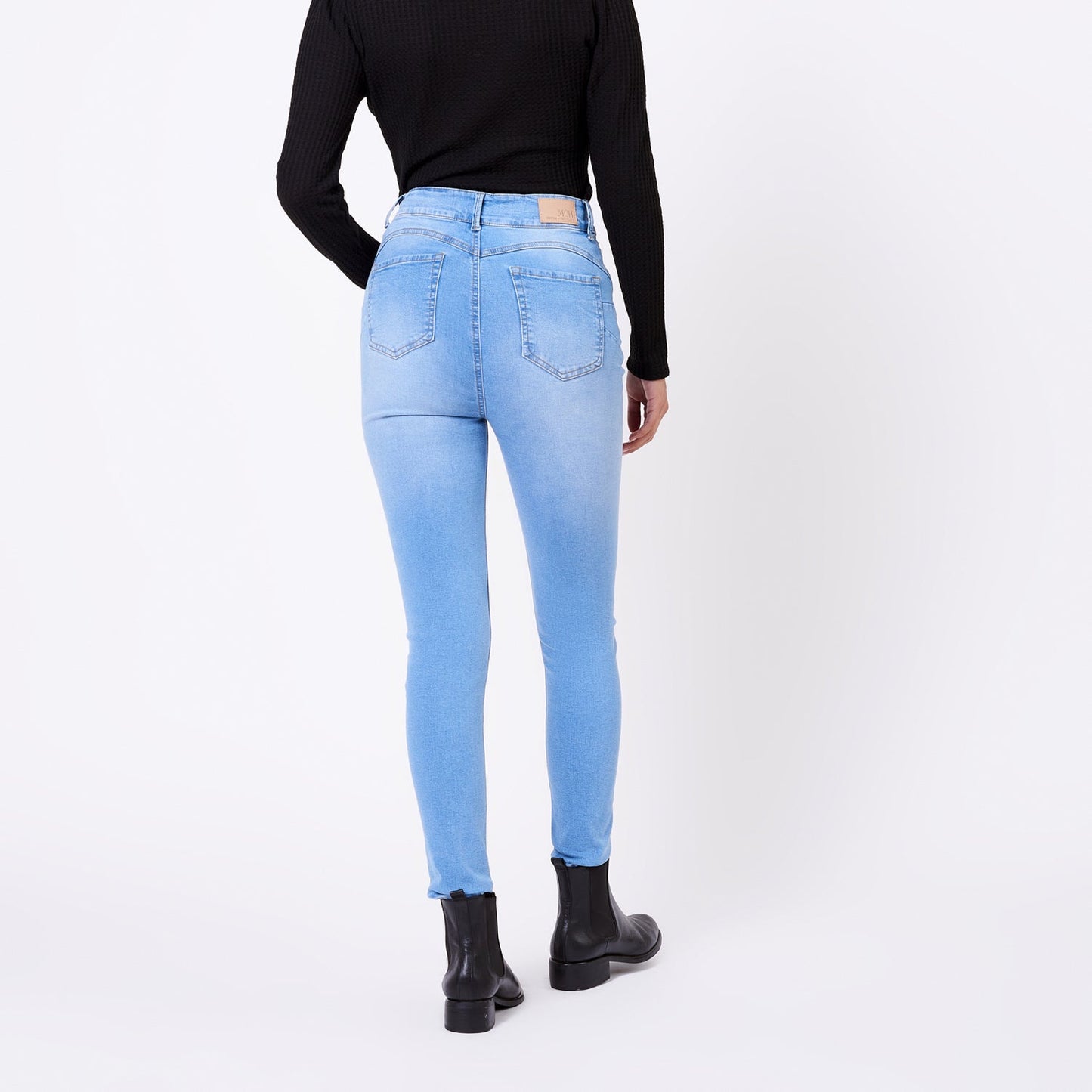Jean Push Up Celeste