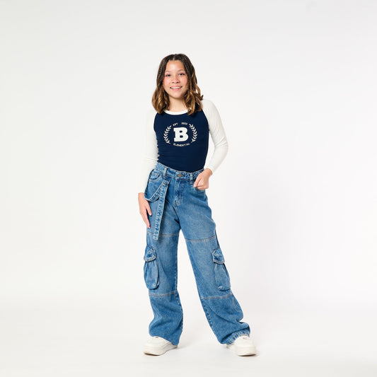 Jean Utility Azul