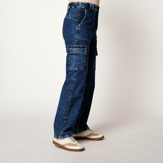 Jean Urban Push Up Azul