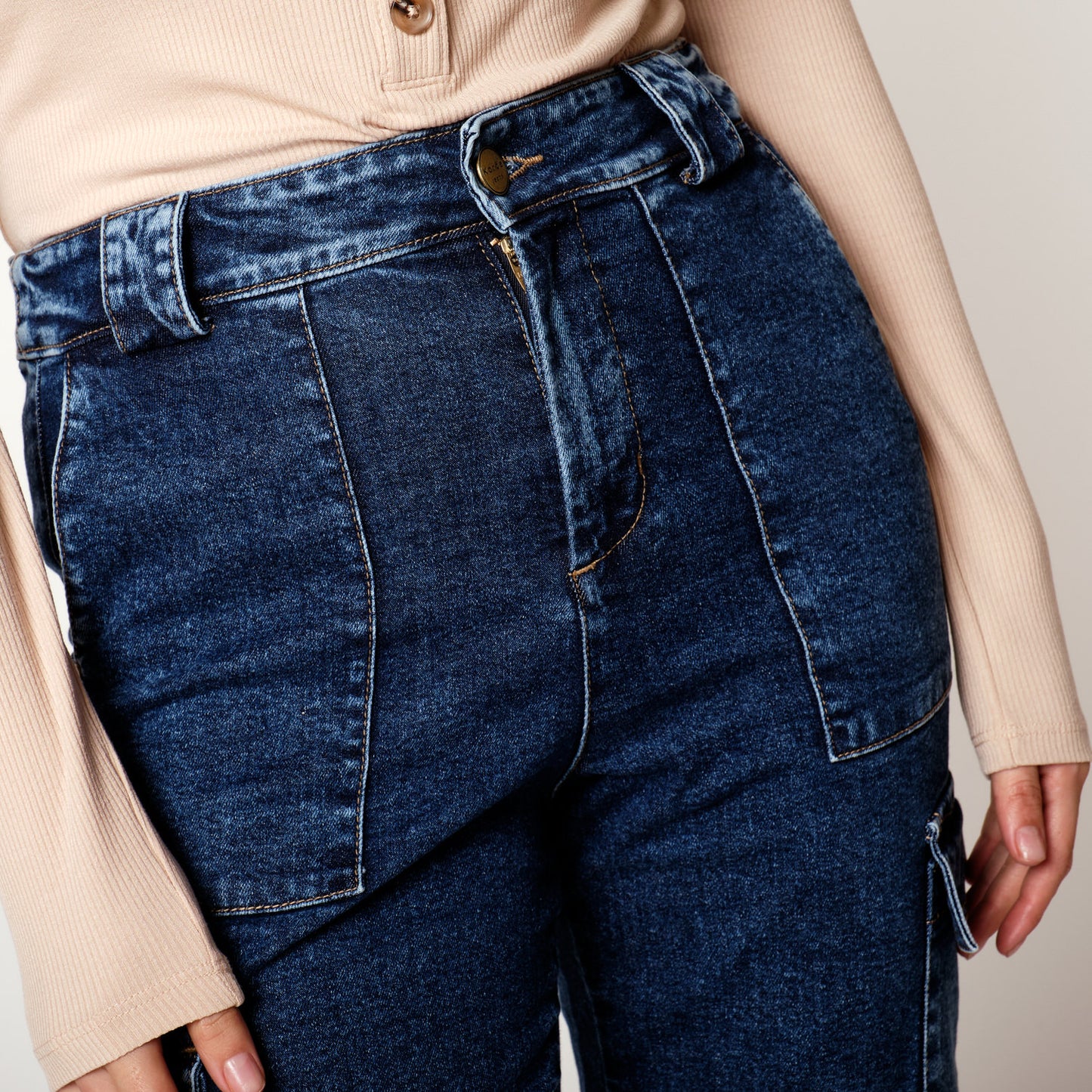 Jean Urban Push Up Azul