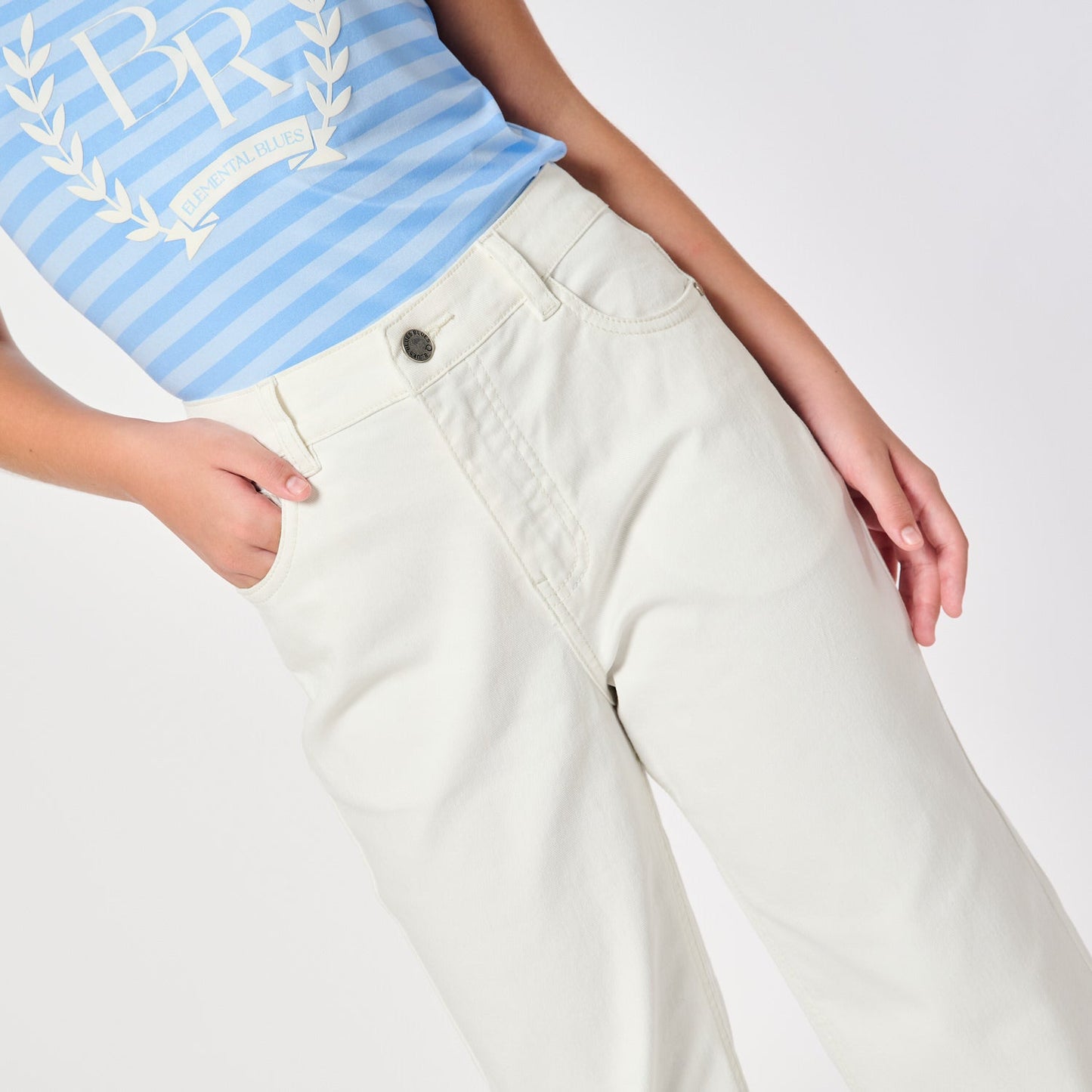 Pantalon Flare Hueso