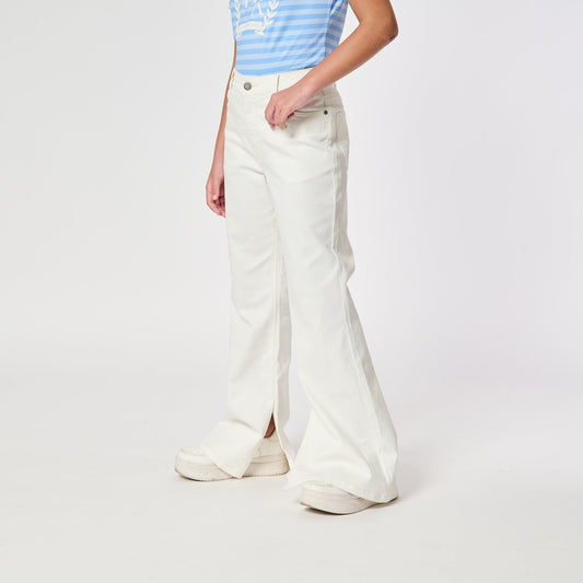 Pantalon Flare Hueso