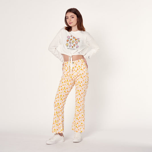 Pantalon Flower Print