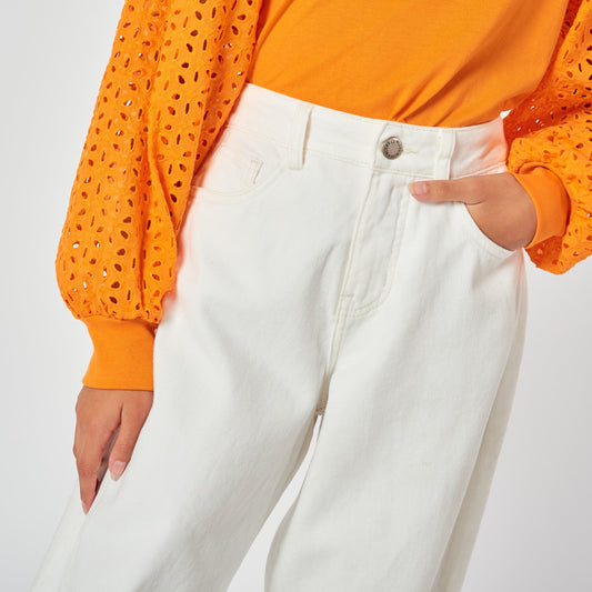 Pantalon Indie Hueso