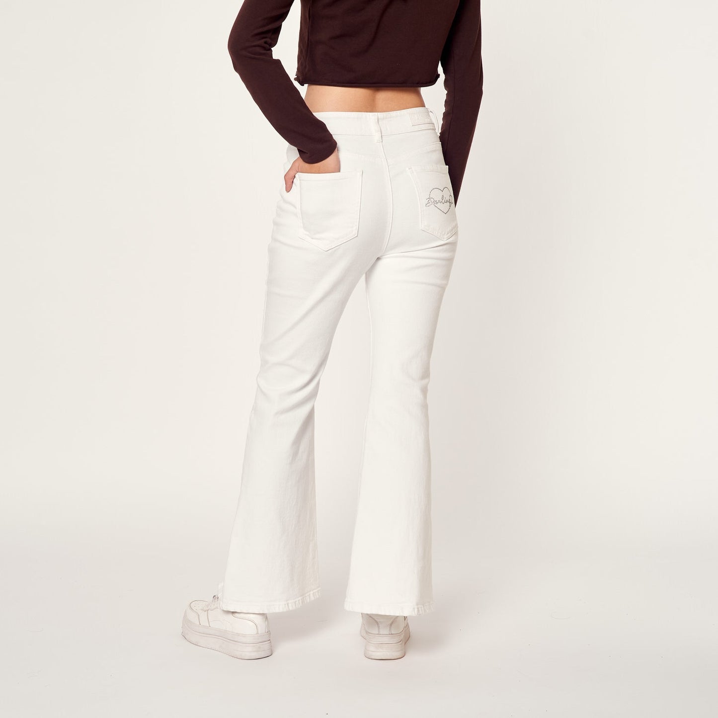 Pantalon Naemi Hueso