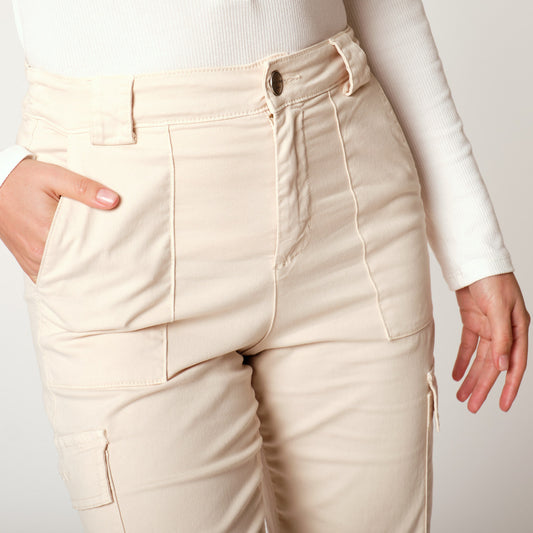 Pantalon Urban Push Up Beige