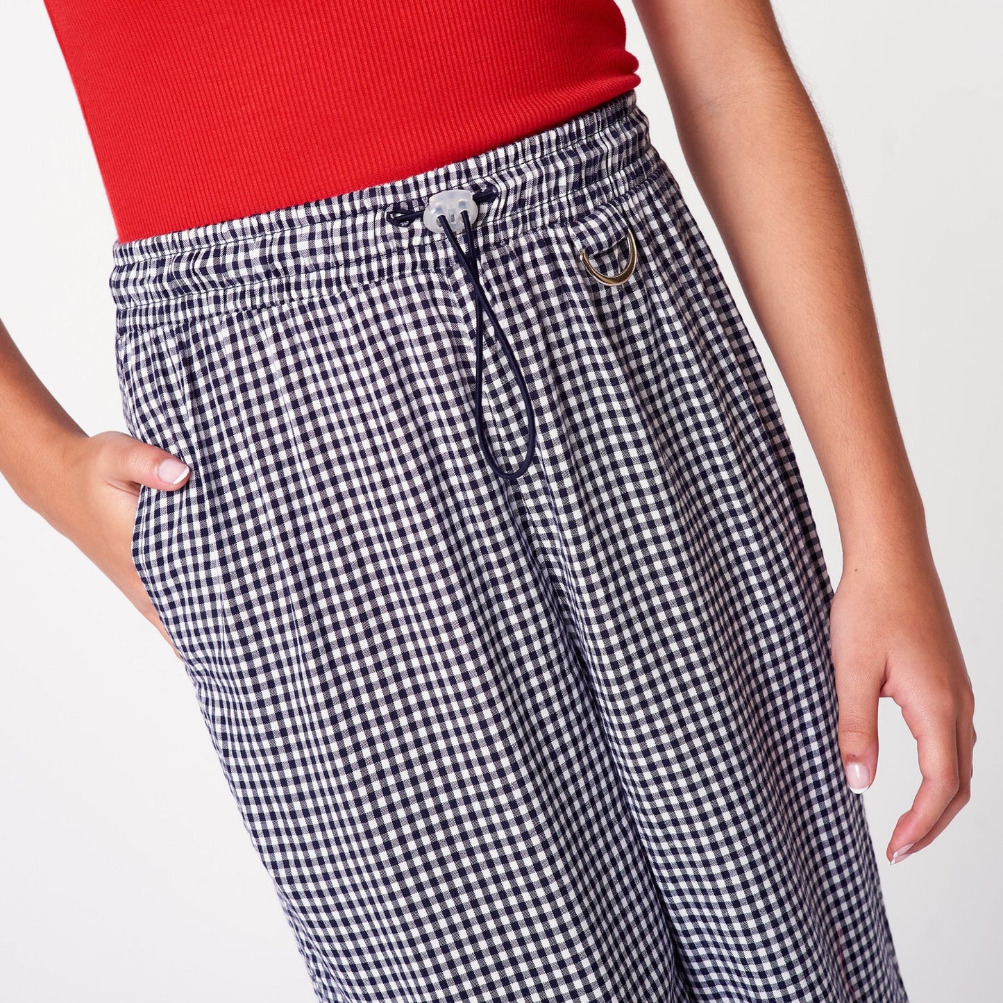 Pantalon Vichy Print