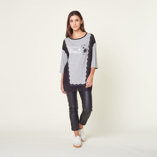 Polo Aline Gris
